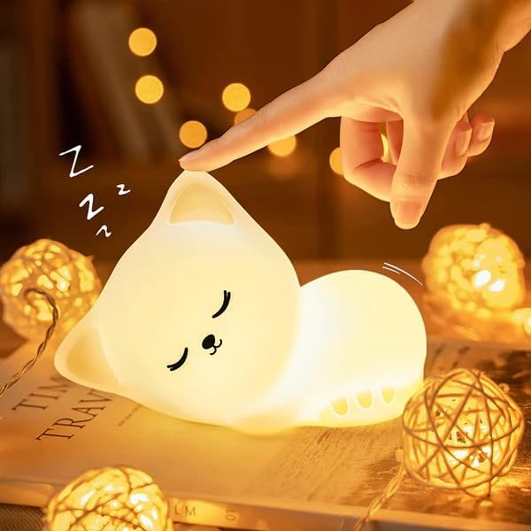 Desidiya® Touch Silicone Panda Light – Night Light for Kids, Girls & Boys | Cute Bedroom Decor for Women | Valentine Special