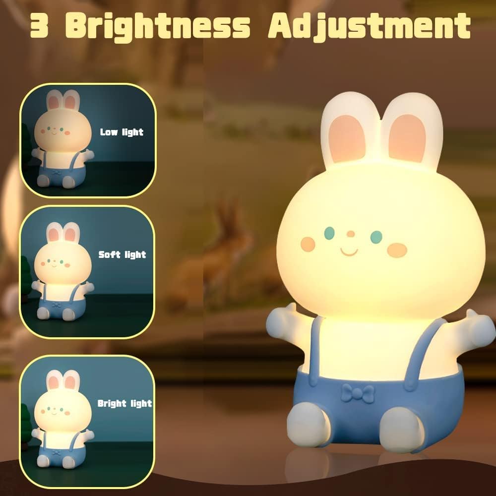 Desidiya® Touch Silicone Panda Light – Night Light for Kids, Girls & Boys | Cute Bedroom Decor for Women | Valentine Special