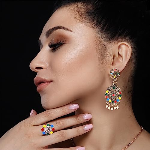 kreyam's Earrings Jhumka for Girls | Fashion Jewellery Women Artificial Gold Plated | Fancy latest Alloy Jhumki Chandbali Earring | Drops & Danglers