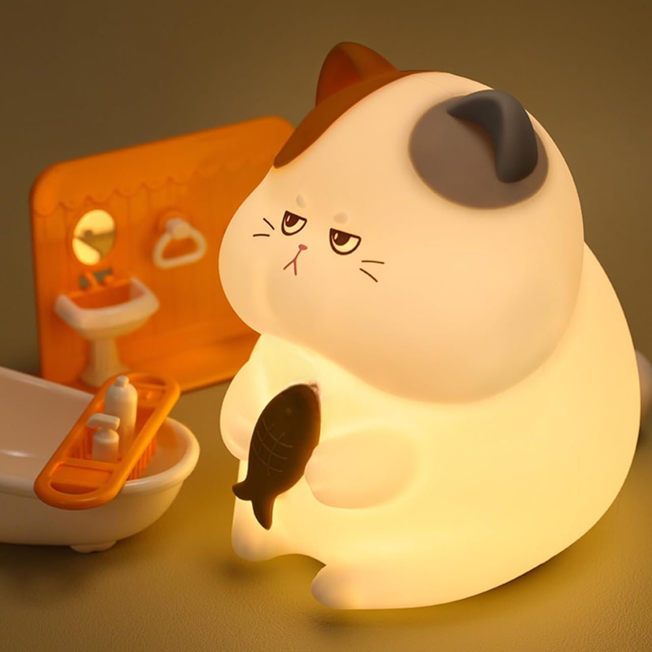 Desidiya® Touch Silicone Panda Light – Night Light for Kids, Girls & Boys | Cute Bedroom Decor for Women | Valentine Special