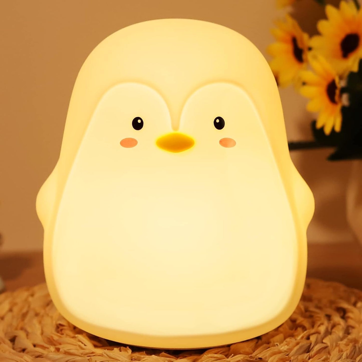 Desidiya® Touch Silicone Panda Light – Night Light for Kids, Girls & Boys | Cute Bedroom Decor for Women | Valentine Special