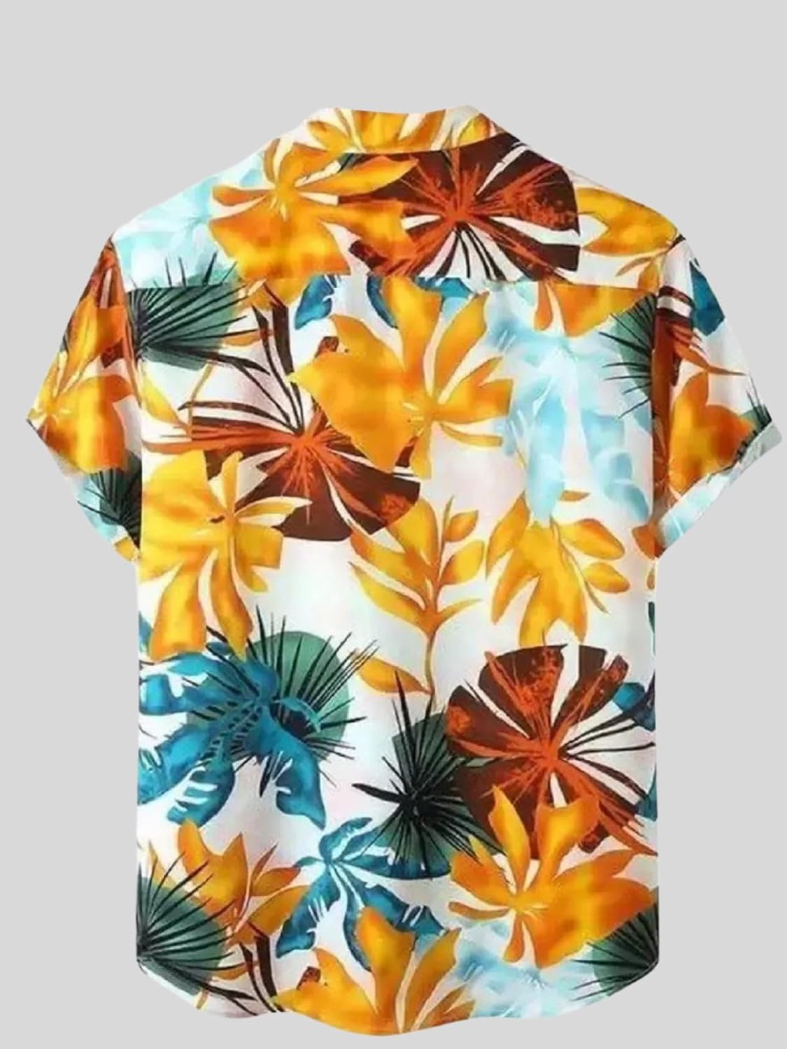 Leriya Fashion Men's Casual Rayon Relaxed Fit Shirt Button Down Summer Shirts for Men | Stylish Printed | Short Sleeve | Trendy (Available in Plus Size and Combo Pack of 2)