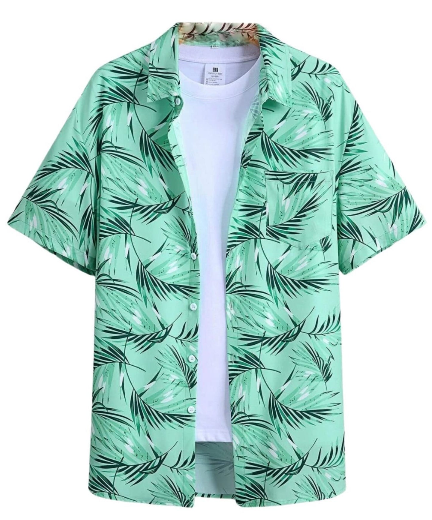 OM SAI LATEST CREATION Men's Casual Cotton Shirt – Button Down Summer Shirt for Men | Lightweight Textured Fabric | Perfect for Daily & Weekend Wear