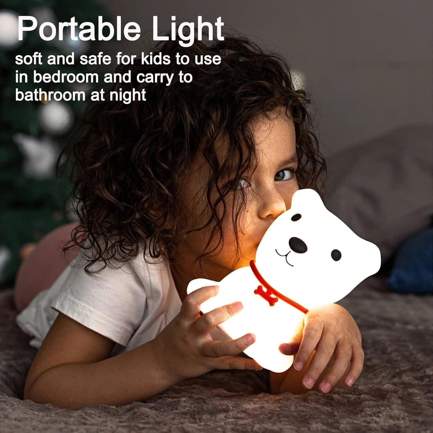 Desidiya® Touch Silicone Panda Light – Night Light for Kids, Girls & Boys | Cute Bedroom Decor for Women | Valentine Special
