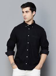 Mens Cotton Full Sleeves Shirts Pack of 1