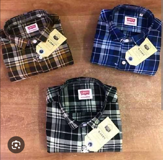 Mens check Shirts in Pack of 3
