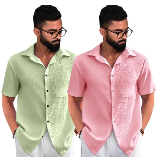 Combo of Men's Regular Fit Shirt  (Pack of 2)