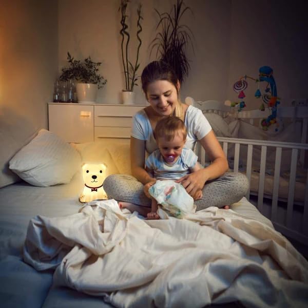 Desidiya® Touch Silicone Panda Light – Night Light for Kids, Girls & Boys | Cute Bedroom Decor for Women | Valentine Special