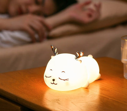 Desidiya® Touch Silicone Panda Light – Night Light for Kids, Girls & Boys | Cute Bedroom Decor for Women | Valentine Special