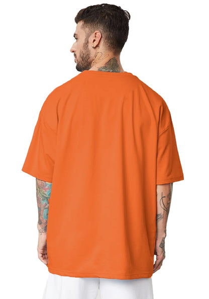 LEOTUDE Men's Cotton Oversized Fit Half Sleeve Oversized Printed T-Shirt, Round Neck Longline Drop Shoulder | ful Printed Combo T-Shirt (Pack of 3)