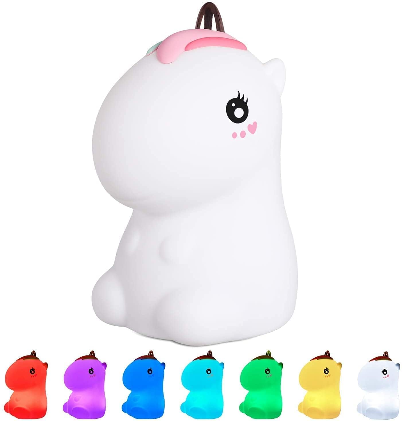 Desidiya® Touch Silicone Panda Light – Night Light for Kids, Girls & Boys | Cute Bedroom Decor for Women | Valentine Special
