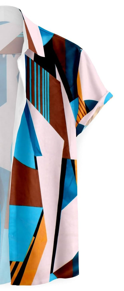 Casual Printed Half Sleeves Shirt for Man