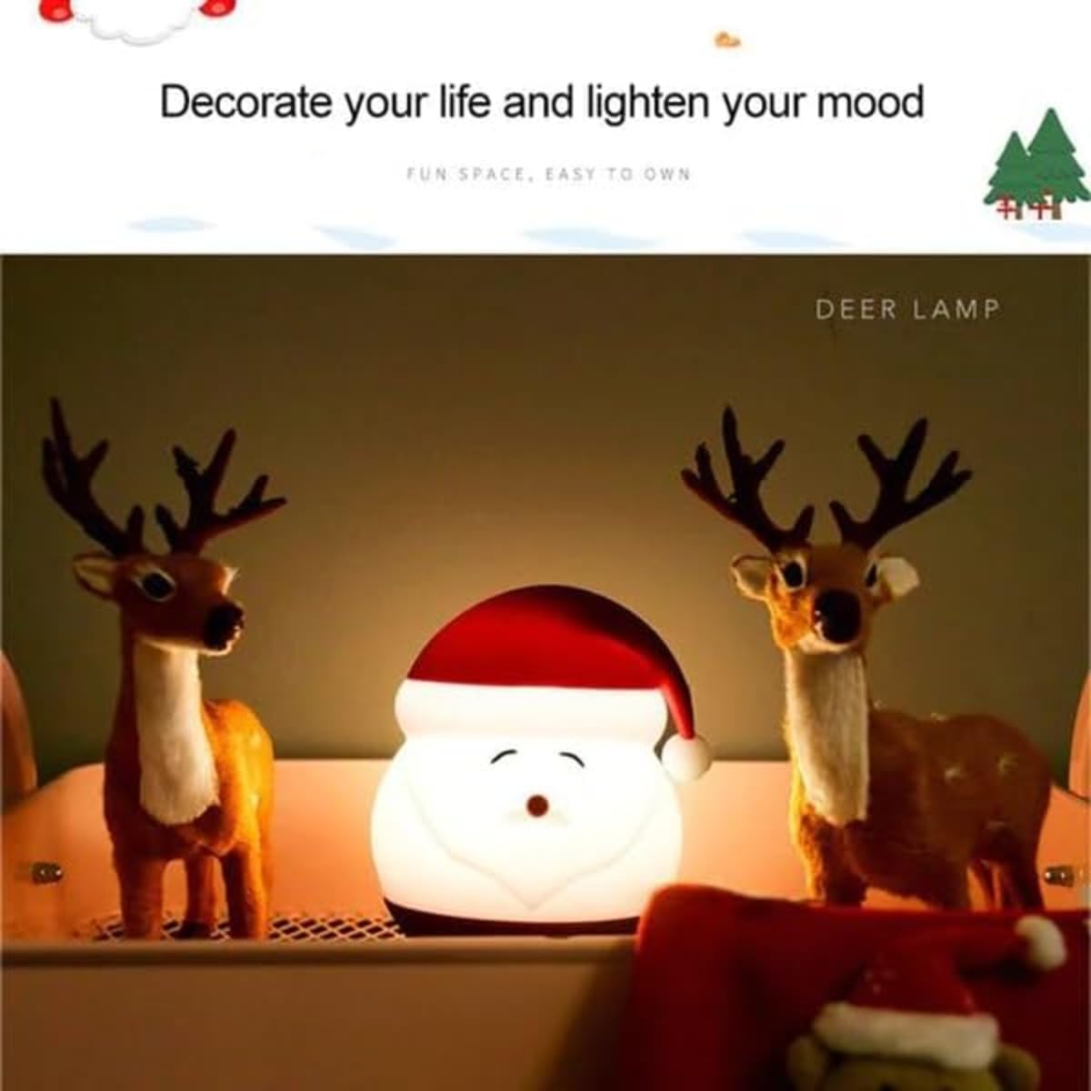 Desidiya® Touch Silicone Panda Light – Night Light for Kids, Girls & Boys | Cute Bedroom Decor for Women | Valentine Special