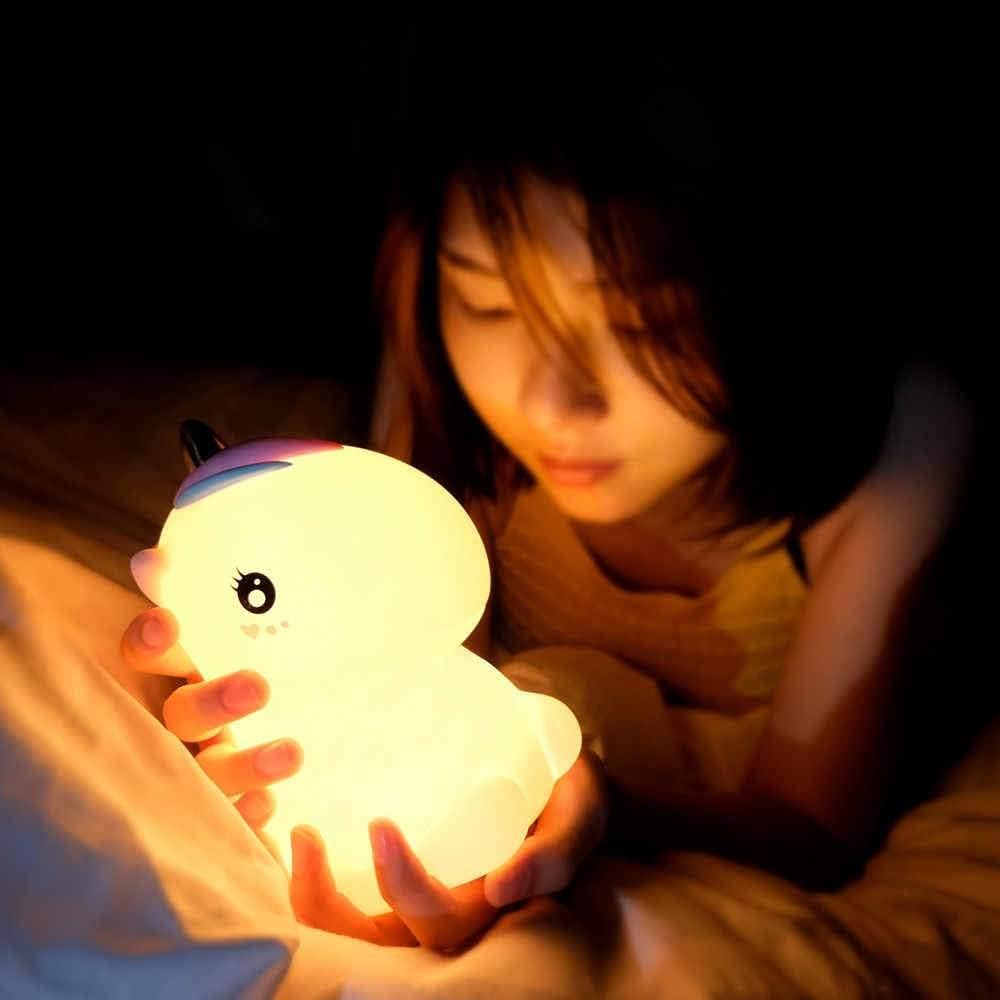 Desidiya® Touch Silicone Panda Light – Night Light for Kids, Girls & Boys | Cute Bedroom Decor for Women | Valentine Special