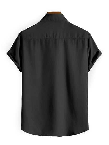 Hmkm Stylish Men’s Half Sleeve Casual Shirt | Trendy Printed Regular Fit Shirt for Men | Soft & Breathable Fabric | Summer Wear