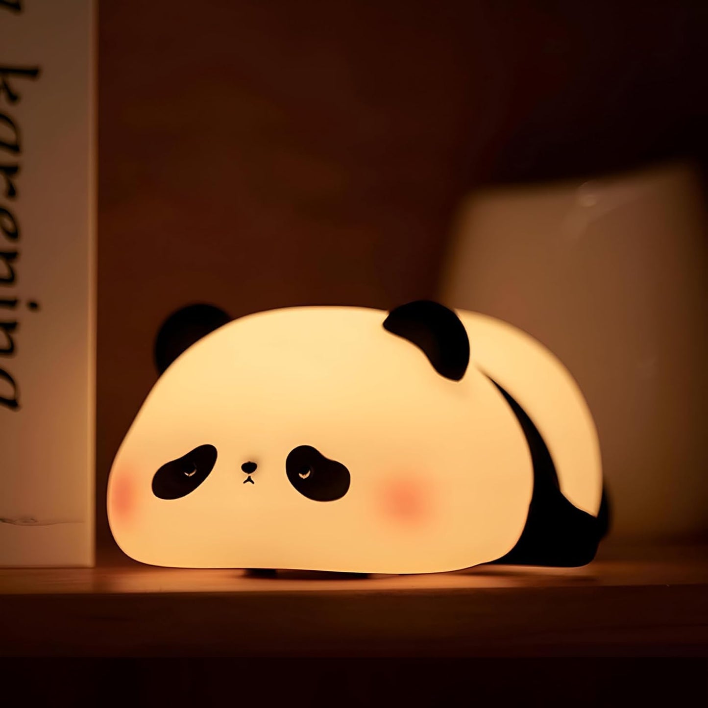 Desidiya® Touch Silicone Panda Light – Night Light for Kids, Girls & Boys | Cute Bedroom Decor for Women | Valentine Special