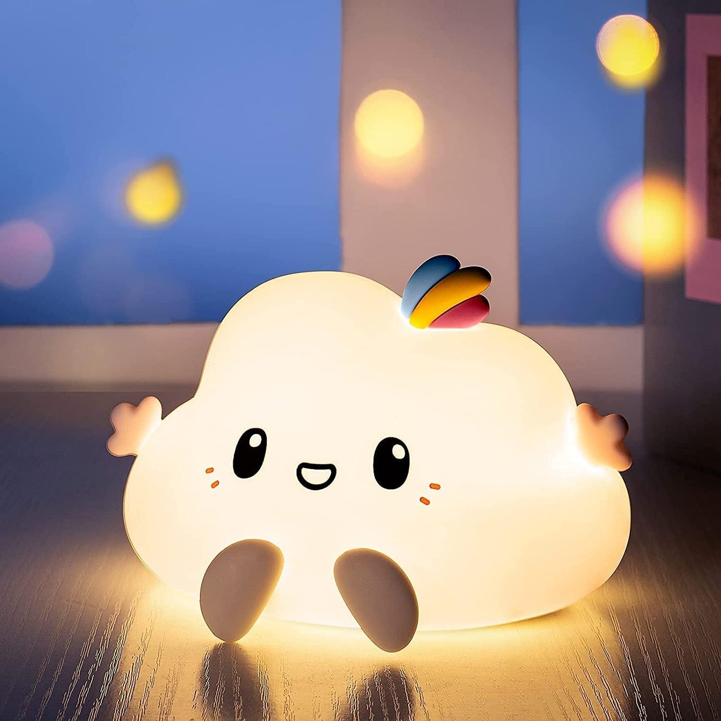 Desidiya® Touch Silicone Panda Light – Night Light for Kids, Girls & Boys | Cute Bedroom Decor for Women | Valentine Special