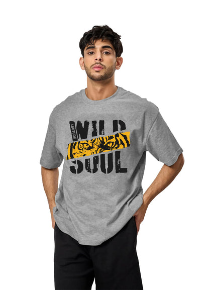 LEOTUDE Men's Cotton Oversized Fit Half Sleeve Oversized Printed T-Shirt, Round Neck Longline Drop Shoulder | ful Printed Combo T-Shirt (Pack of 3)