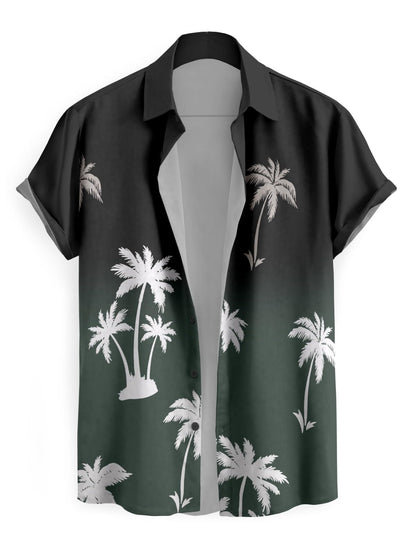 Hmkm Stylish Men’s Half Sleeve Casual Shirt | Trendy Printed Regular Fit Shirt for Men | Soft & Breathable Fabric | Summer Wear