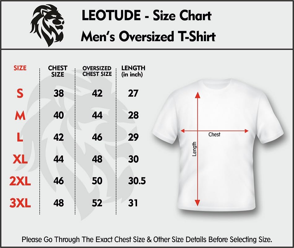 LEOTUDE Men's Cotton Oversized Fit Half Sleeve Oversized Printed T-Shirt, Round Neck Longline Drop Shoulder | ful Printed Combo T-Shirt (Pack of 3)