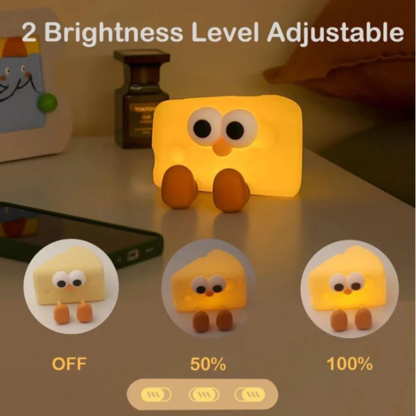 Desidiya® Touch Silicone Panda Light – Night Light for Kids, Girls & Boys | Cute Bedroom Decor for Women | Valentine Special