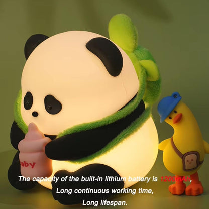 Desidiya® Touch Silicone Panda Light – Night Light for Kids, Girls & Boys | Cute Bedroom Decor for Women | Valentine Special