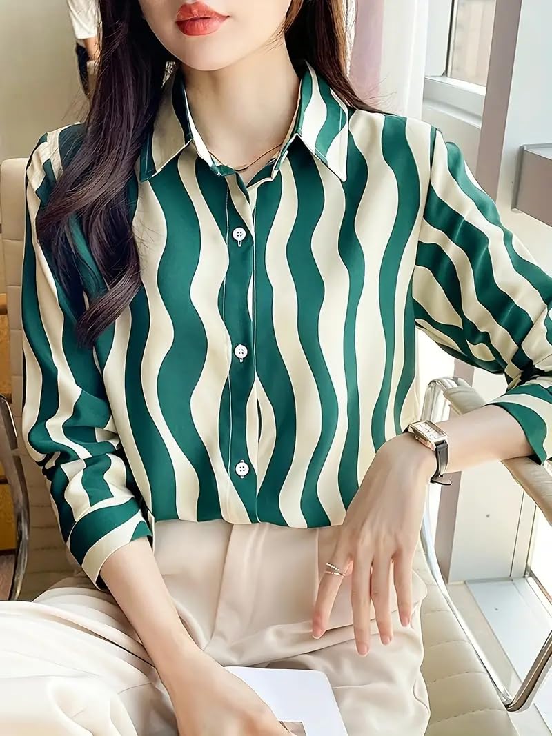 GRECIILOOKS Shirt for Women Stylish | Long Shirt for Women | Oversized Shirt for Women | Women Shirt | Woman TOP