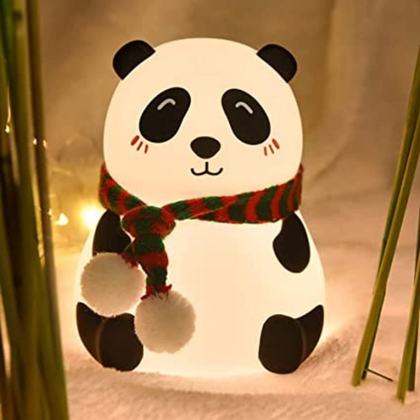 Desidiya® Touch Silicone Panda Light – Night Light for Kids, Girls & Boys | Cute Bedroom Decor for Women | Valentine Special