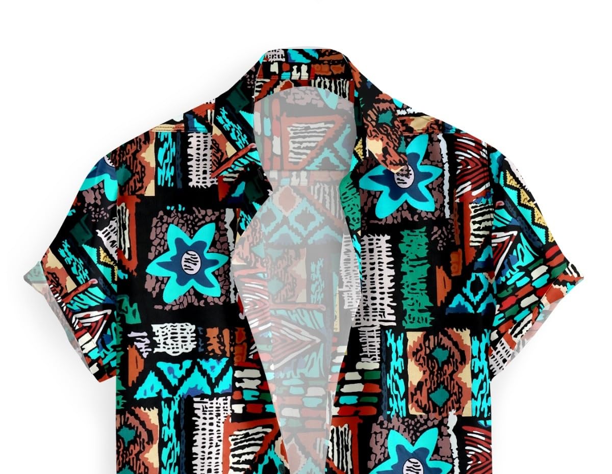 Casual Printed Half Sleeves Shirt for Man