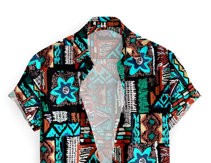 Casual Printed Half Sleeves Shirt for Man