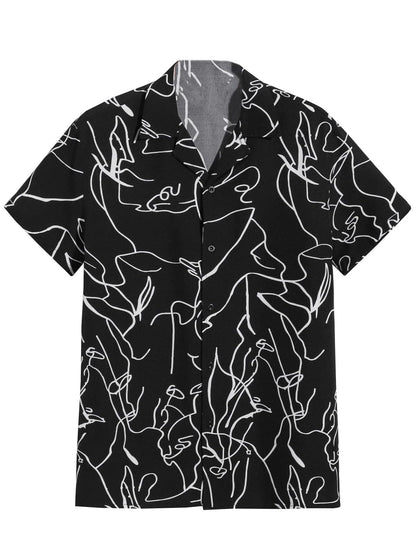 LERIYA FASHION Men's Rayon Shirt - Summer Button Down Shirts | Half Sleeve Printed |Formal |Casual Stylish (Available in Plus Size and Combo Pack of 2)