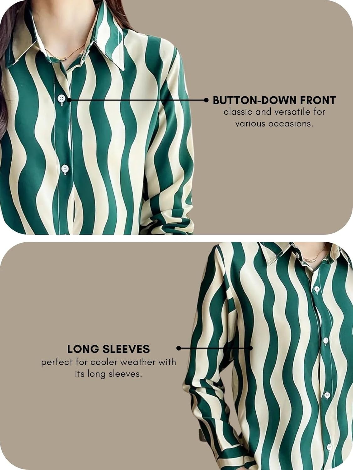 GRECIILOOKS Shirt for Women Stylish | Long Shirt for Women | Oversized Shirt for Women | Women Shirt | Woman TOP