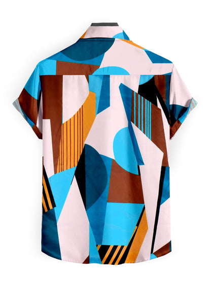 Casual Printed Half Sleeves Shirt for Man