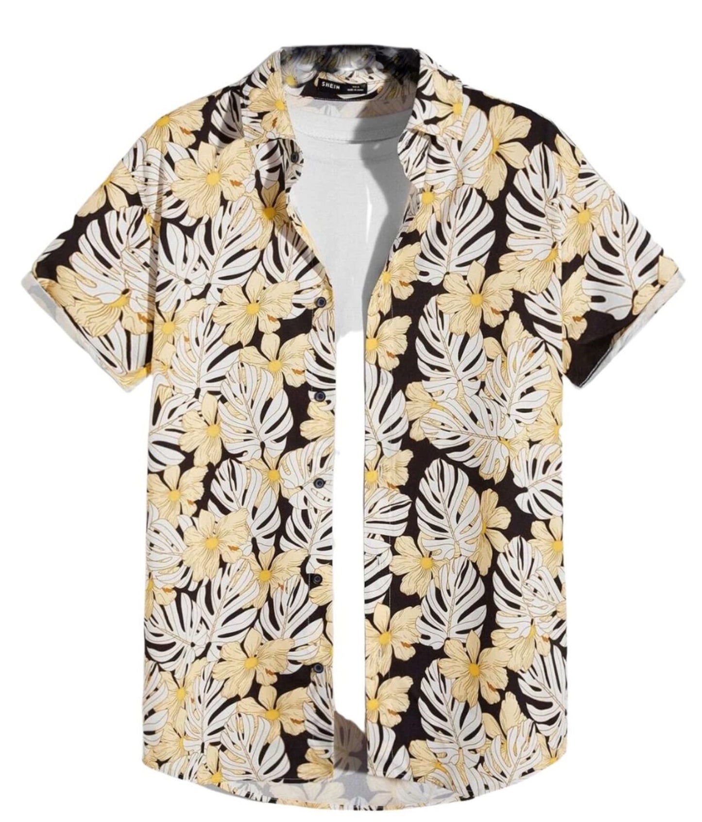 Leriya Fashion Men's Casual Rayon Relaxed Fit Shirt Button Down Summer Shirts for Men | Stylish Printed | Short Sleeve | Trendy (Available in Plus Size and Combo Pack of 2)