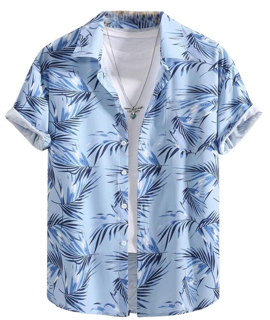 LERIYA FASHION Men's Rayon Shirt - Summer Button Down Shirts | Half Sleeve Printed |Formal |Casual Stylish (Available in Plus Size and Combo Pack of 2)