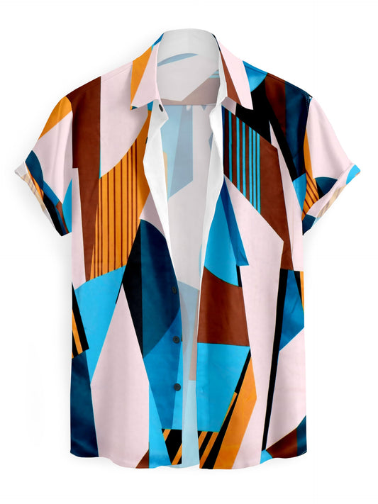 Casual Printed Half Sleeves Shirt for Man