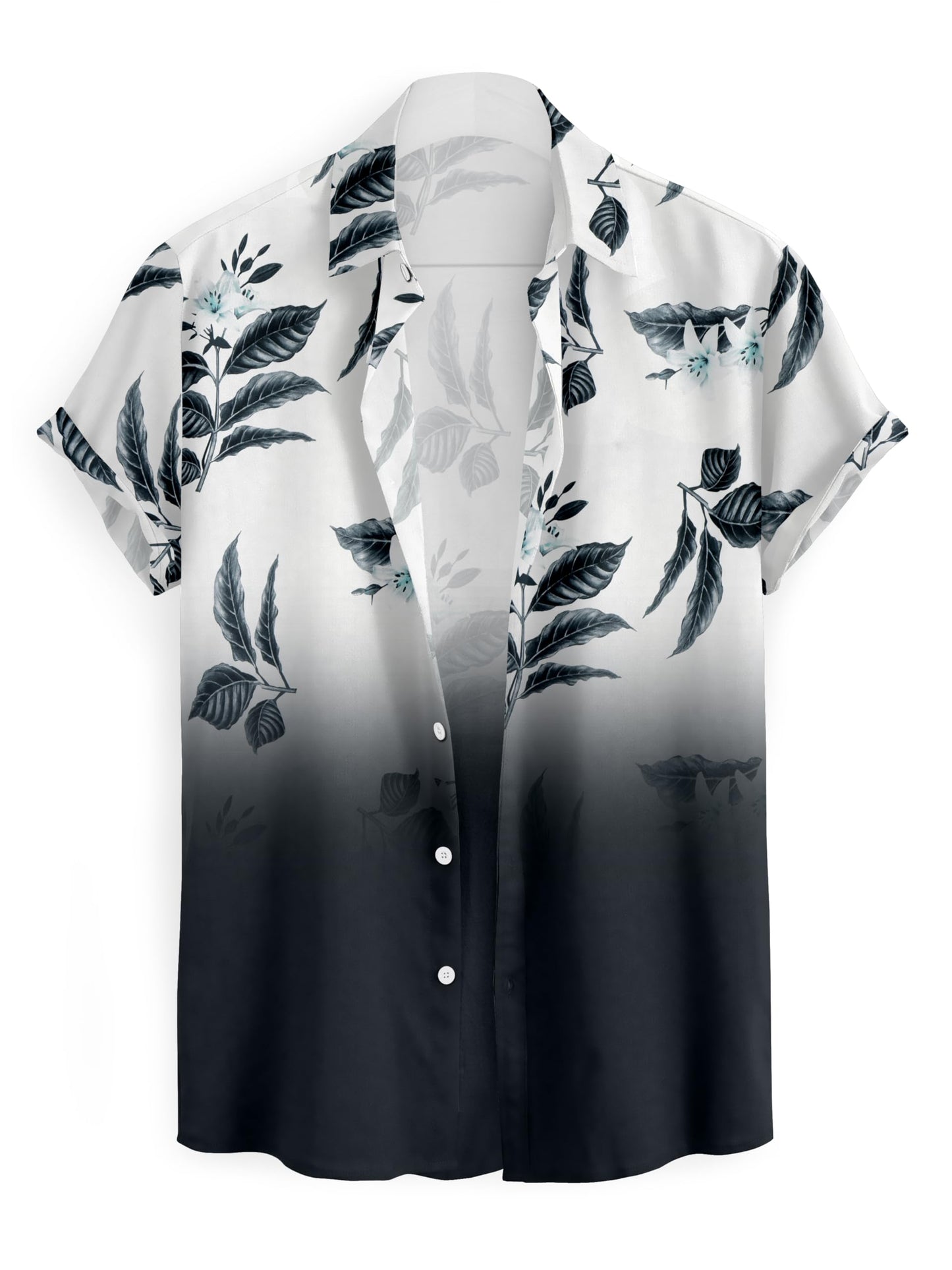 LAMBOO Men Regular, Super Slim Fit Printed, Self Design Spread Collar Casual Shirt