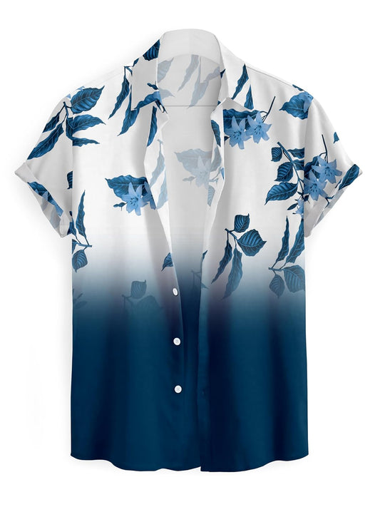 LAMBOO Men Regular, Super Slim Fit Printed, Self Design Spread Collar Casual Shirt