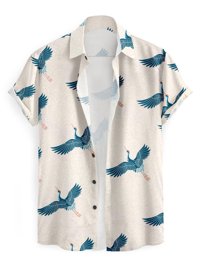 Casual Printed Half Sleeves Shirt for Man