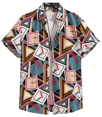 LERIYA FASHION Men's Rayon Shirt - Summer Button Down Shirts | Half Sleeve Printed |Formal |Casual Stylish (Available in Plus Size and Combo Pack of 2)