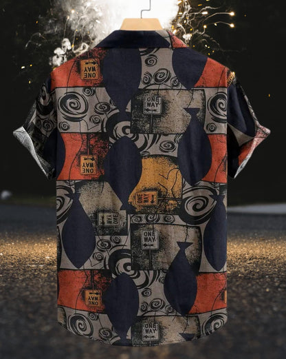 IndoPrimo Casual Shirt for Men || Shirt for Men || Men Poly Cotton Stylish Shirt || Men Printed Shirt || Men Shirt Half Sleeve - Prime