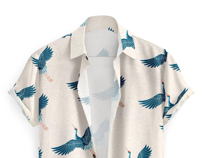 Casual Printed Half Sleeves Shirt for Man