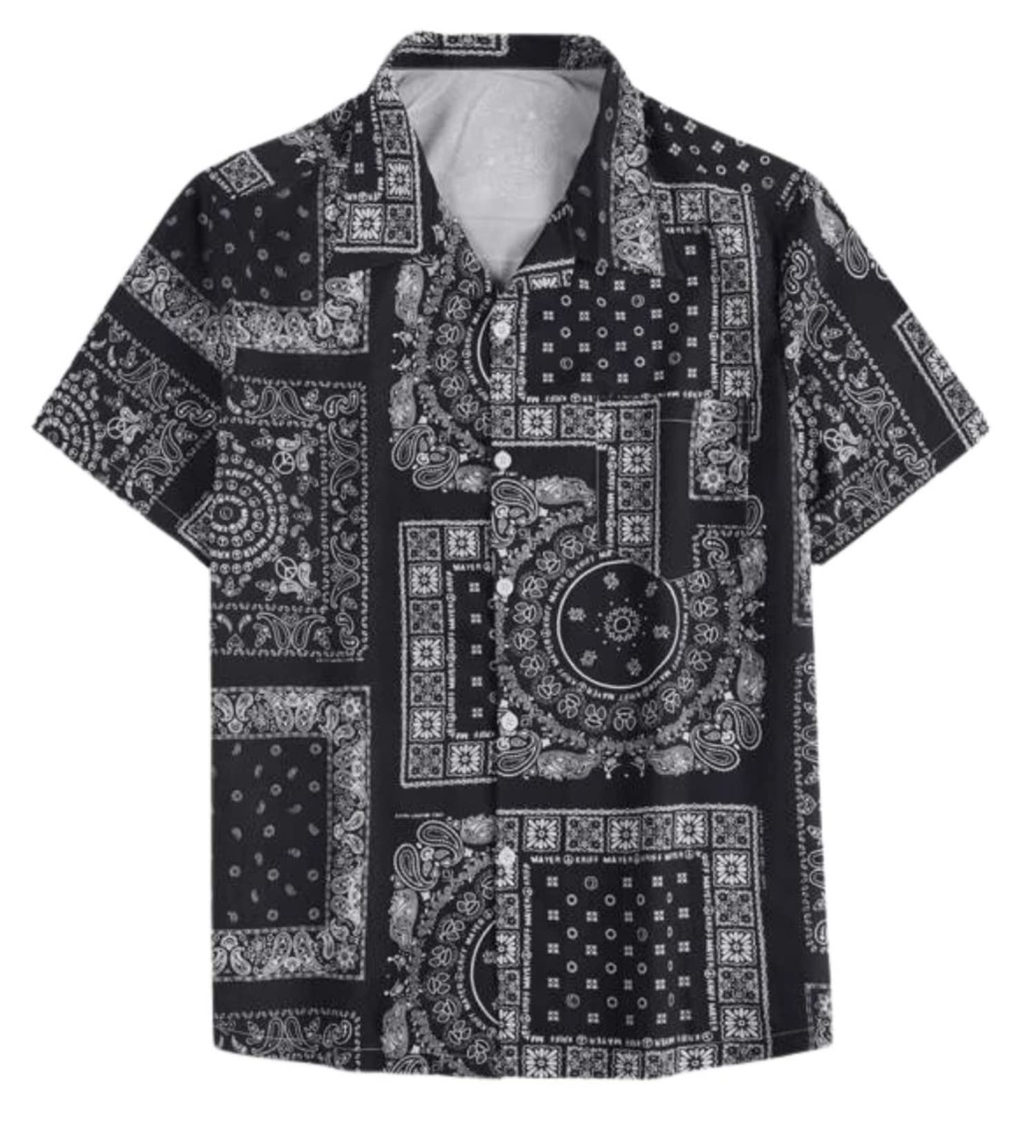 LERIYA FASHION Men's Rayon Shirt - Summer Button Down Shirts | Half Sleeve Printed |Formal |Casual Stylish (Available in Plus Size and Combo Pack of 2)
