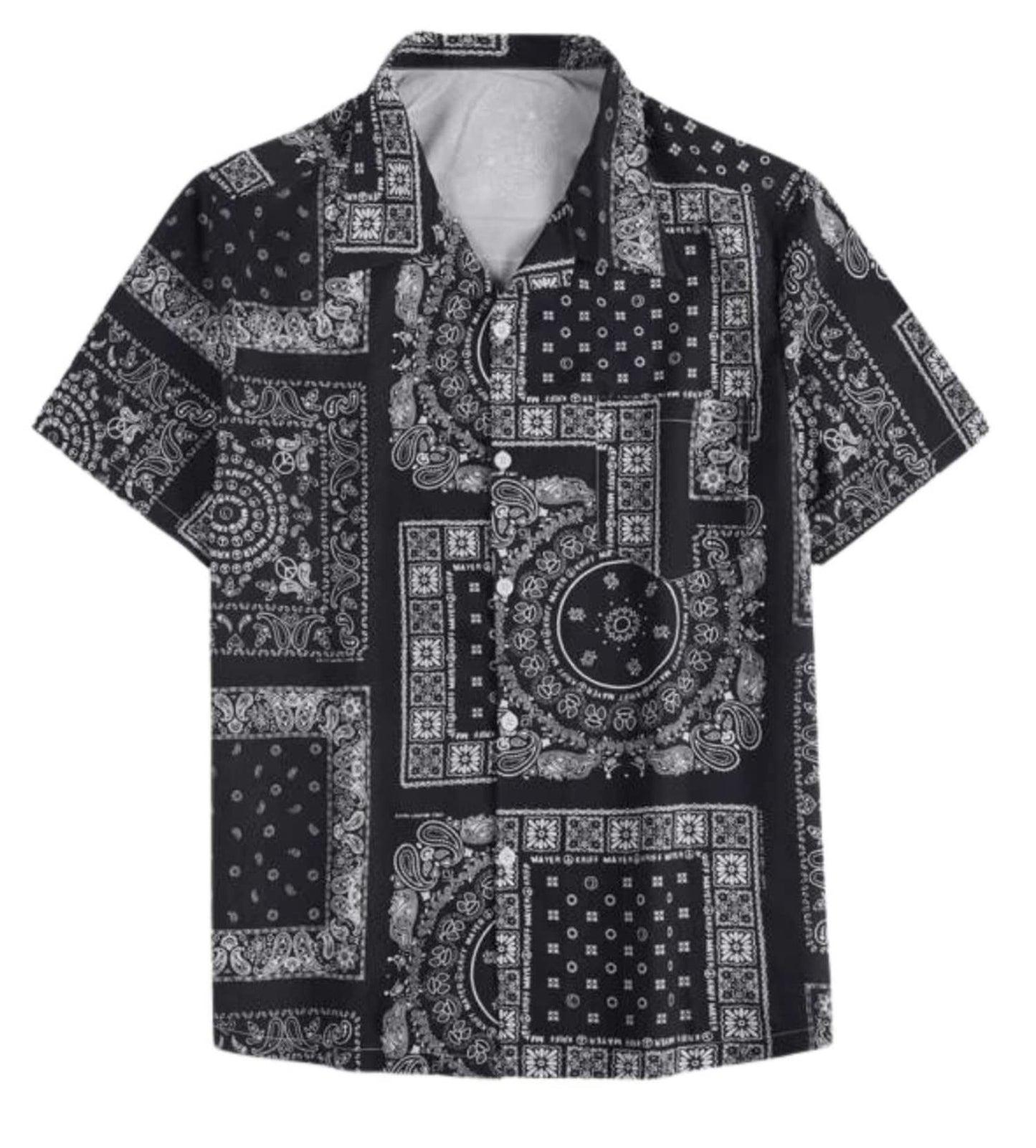 LERIYA FASHION Men's Rayon Shirt - Summer Button Down Shirts | Half Sleeve Printed |Formal |Casual Stylish (Available in Plus Size and Combo Pack of 2)
