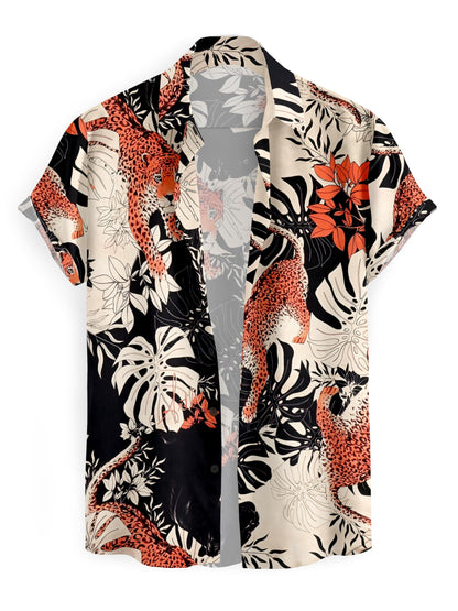 Casual Printed Half Sleeves Shirt for Man