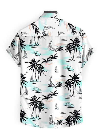 Casual Printed Half Sleeves Shirt for Man