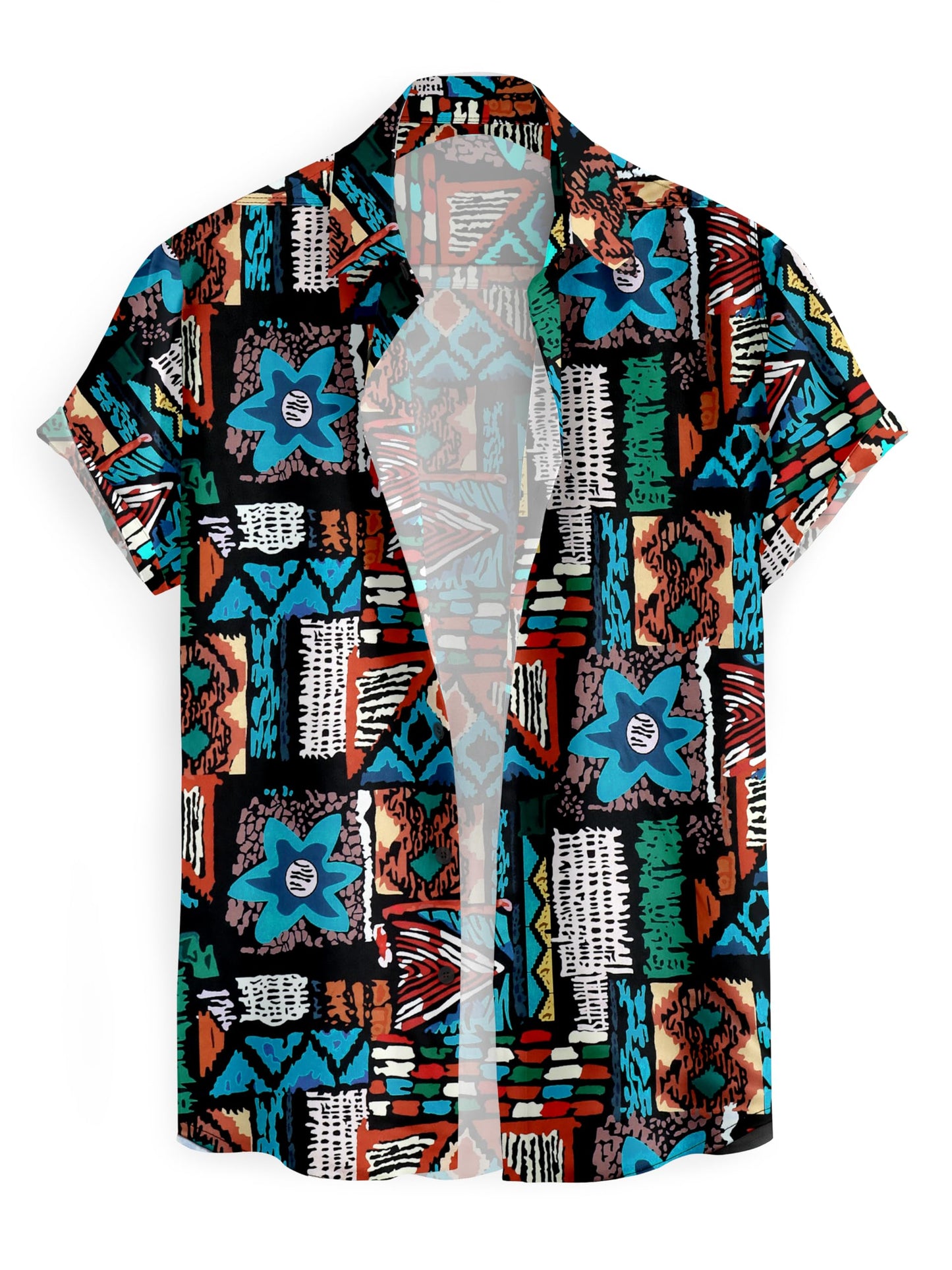 Casual Printed Half Sleeves Shirt for Man