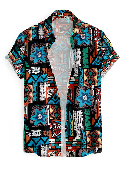 Casual Printed Half Sleeves Shirt for Man