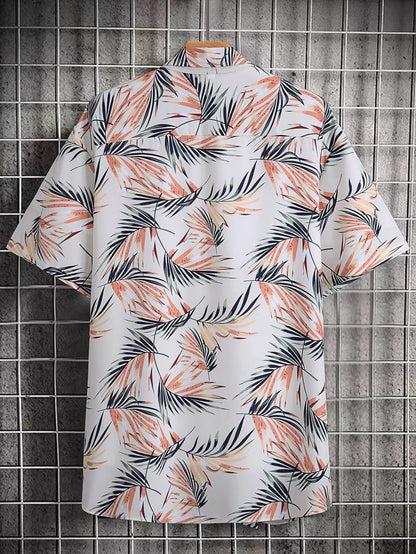 LERIYA FASHION Men's Rayon Shirt - Summer Button Down Shirts | Half Sleeve Printed |Formal |Casual Stylish (Available in Plus Size and Combo Pack of 2)