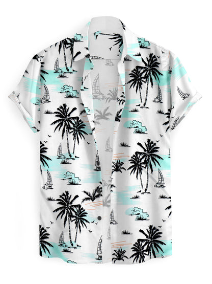 Casual Printed Half Sleeves Shirt for Man
